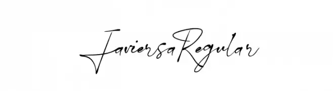 Javiersa Regular  Frei Schriftart Herunterladen