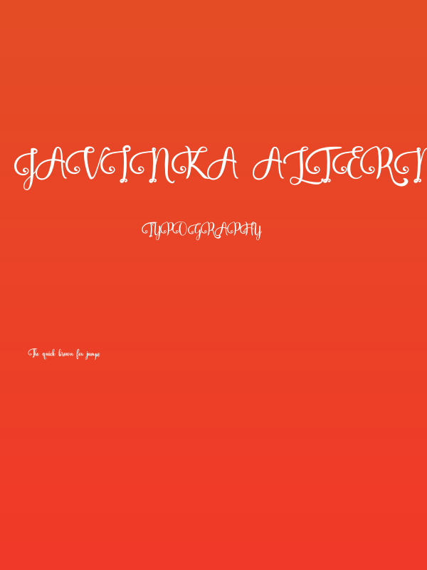 Javinka Alternate Poster