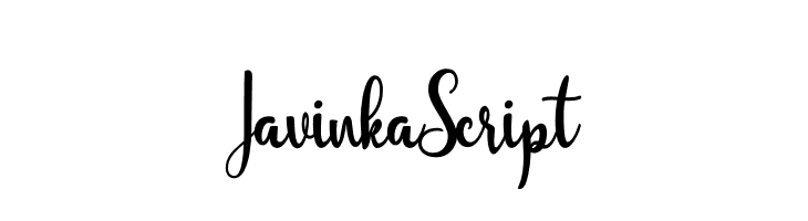 Javinka Script  フリーフォントのダウンロード