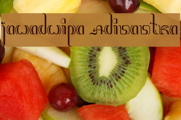 Jawadwipa Adisastra Font examples
