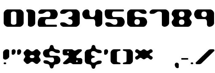 Jawbreaker BRK Font OTHER CHARS