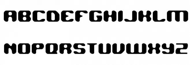 Jawbreaker BRK Font UPPERCASE