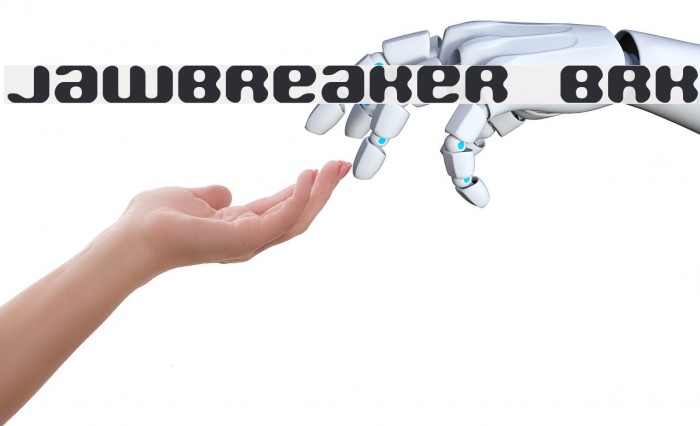 Jawbreaker BRK Font examples