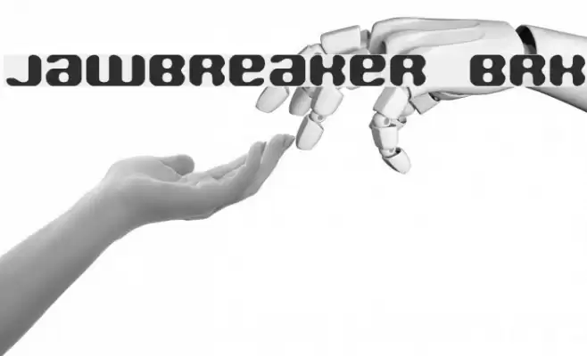 Jawbreaker BRK Font examples