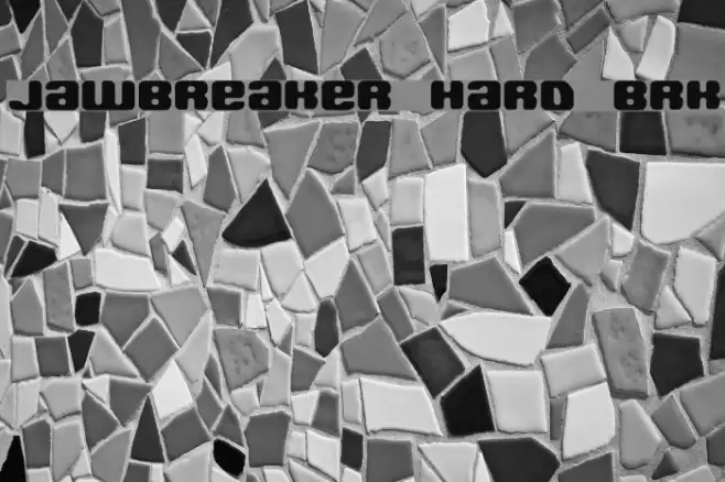 Jawbreaker Hard BRK Font examples