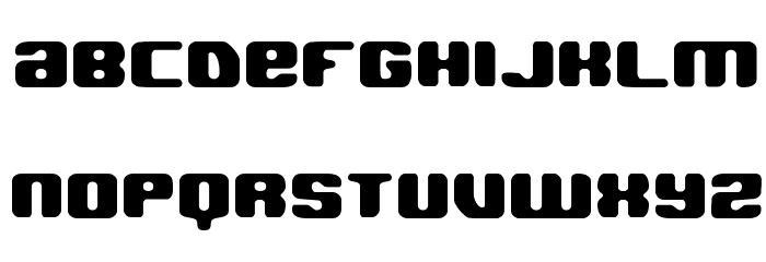 Jawbreaker Hard BRK Font LOWERCASE