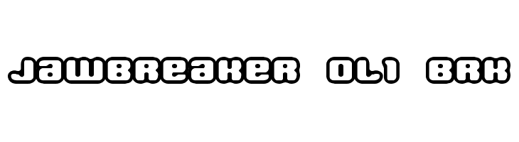 Jawbreaker OL1 BRK  Descarca Fonturi Gratis