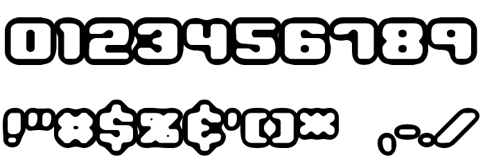 Jawbreaker OL1 BRK Font OTHER CHARS