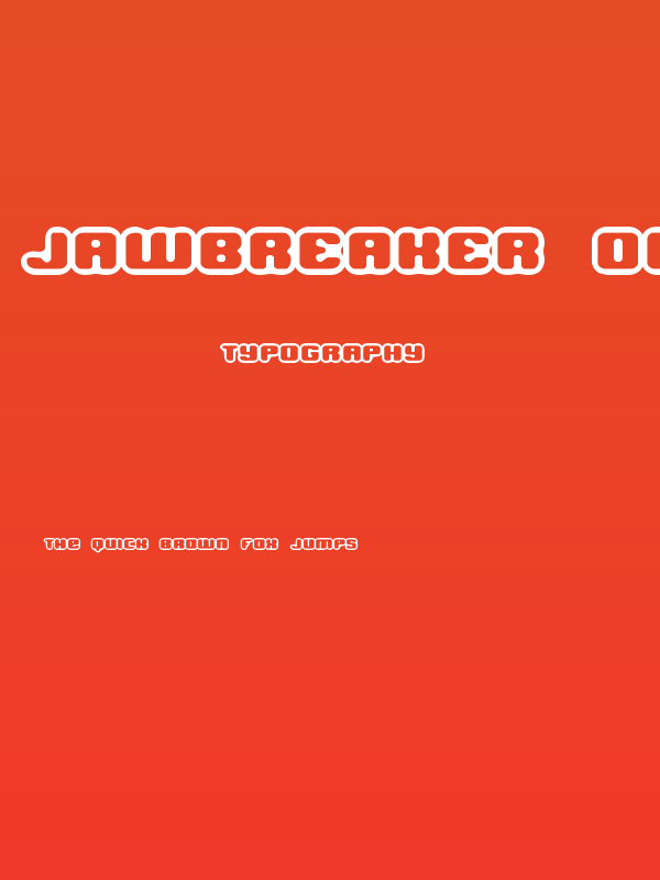 Jawbreaker OL1 BRK Poster