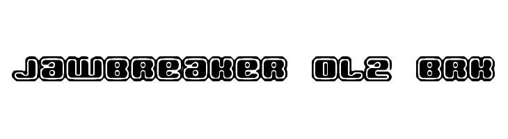 Jawbreaker OL2 BRK Font