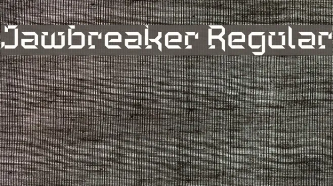 Jawbreaker Regular Example 1