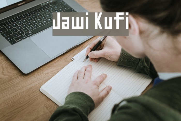 Jawi Kufi Font examples