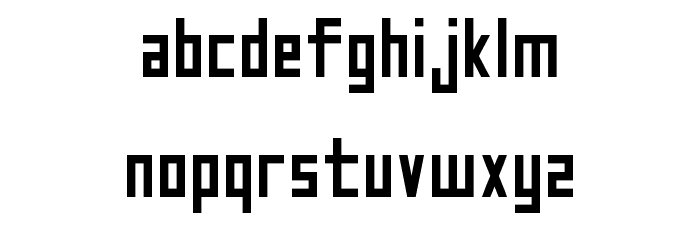 Jawi Kufi Font LOWERCASE
