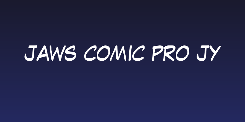 Jaws Comic Pro JY Social Header