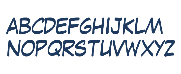 Jaws Comic Pro JY Lowercase