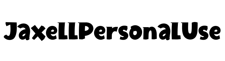 Jaxell Personal Use  Frei Schriftart Herunterladen