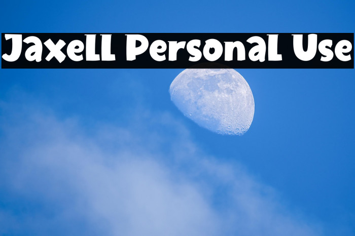 Jaxell Personal Use Example 1