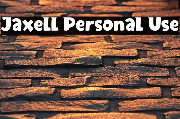 Jaxell Personal Use Example 2