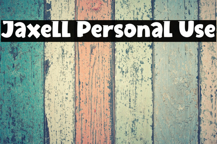 Jaxell Personal Use Example 3