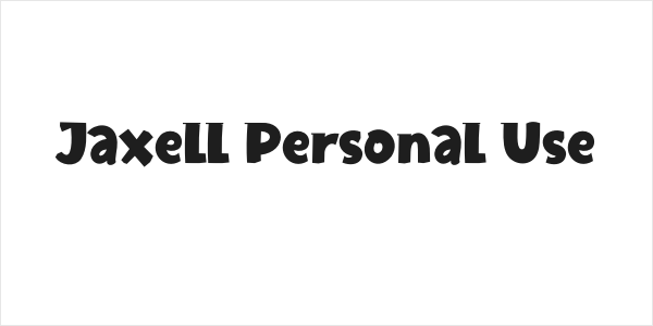 Jaxell Personal Use Logo