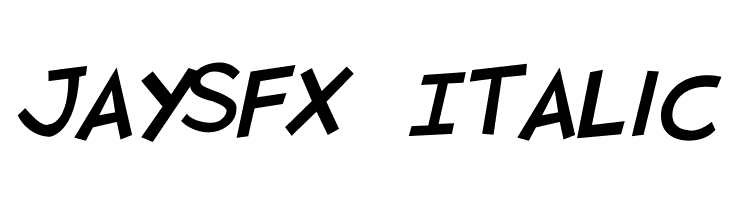 JaySFX Italic Font