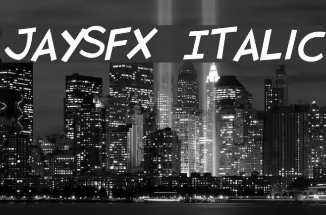 JaySFX Italic  examples