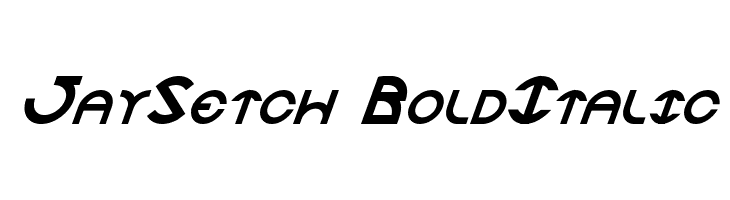 JaySetch BoldItalic Font