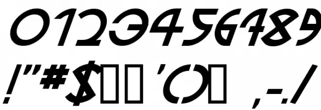 JaySetch BoldItalic Font OTHER CHARS