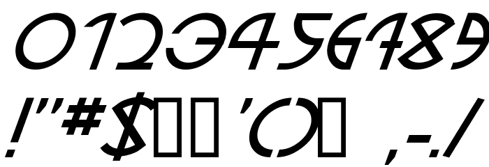 JaySetch Italic Font OTHER CHARS
