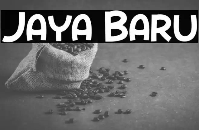 Jaya Baru Font examples
