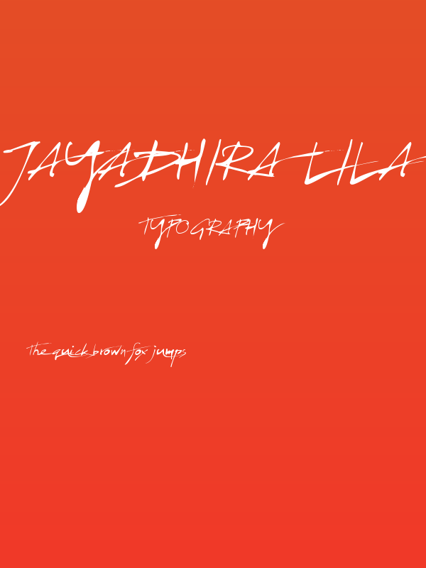 Jayadhira LILA EE 0.1 Poster