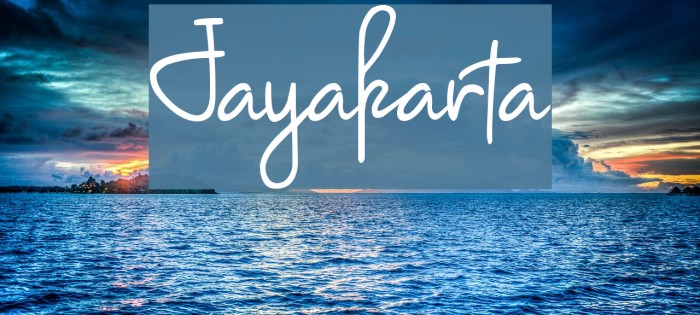 Jayakarta Font examples