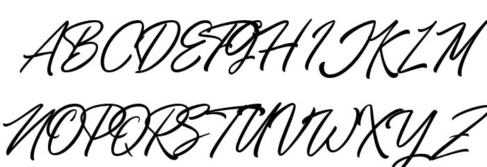 JaydenCollinsOneDemo Font UPPERCASE