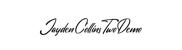 JaydenCollinsTwoDemo  Frei Schriftart Herunterladen