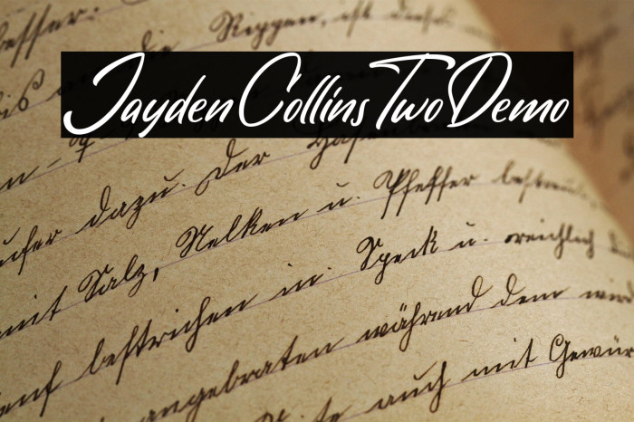 JaydenCollinsTwoDemo Example 1