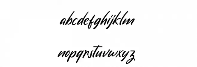 JaydenCollinsTwoDemo Schriftart Kleinbuchstaben