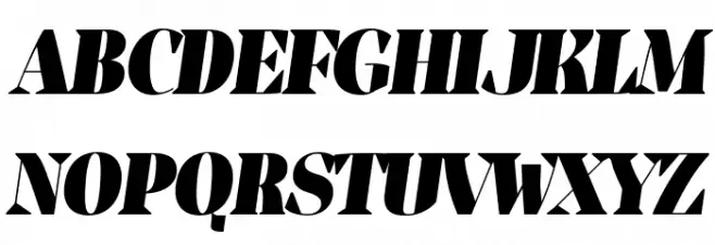 Jaymont PERSONAL Black Italic Schriftart Groß