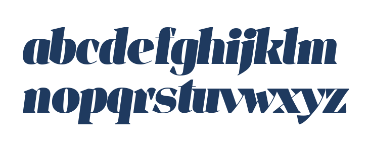 Jaymont PERSONAL Black Italic Lowercase