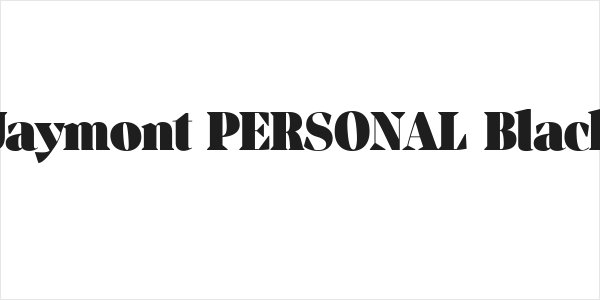 Jaymont PERSONAL Black Logo