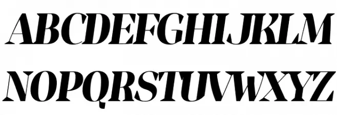 Jaymont PERSONAL Bold Italic Шрифта ВЕРХНИЙ