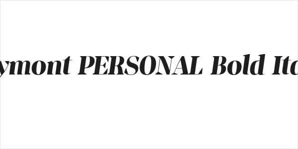 Jaymont PERSONAL Bold Italic Logo