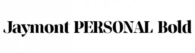 Jaymont PERSONAL Bold  لخطوط تنزيل