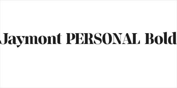 Jaymont PERSONAL Bold Logo