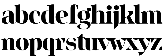 Jaymont PERSONAL Bold Font LOWERCASE