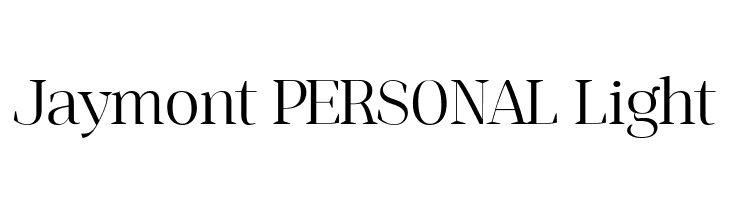 Jaymont PERSONAL Light  Free Fonts Download