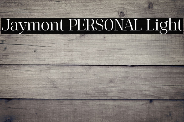 Jaymont PERSONAL Light Example 3