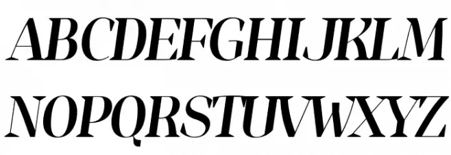 Jaymont PERSONAL Medium Italic Polices MAJUSCULES