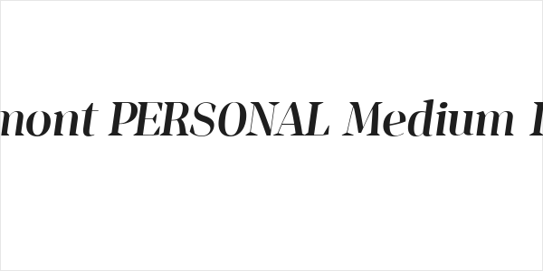 Jaymont PERSONAL Medium Italic Logo