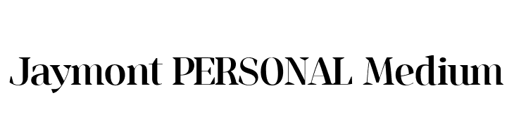 Jaymont PERSONAL Medium  Descarca Fonturi Gratis