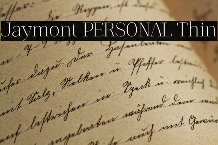 Jaymont PERSONAL Thin Example 1